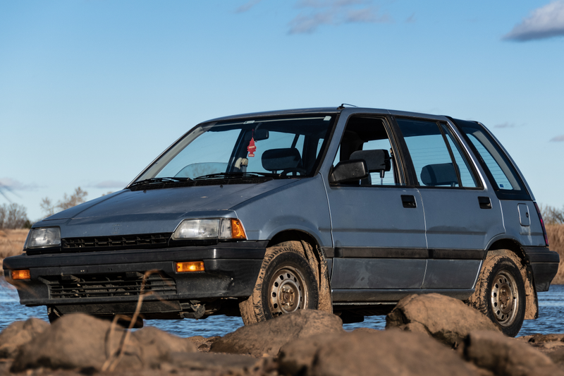 Illustration for article titled A Wagovan, Renegade, Suzuki, and a XTerra Go Offroading